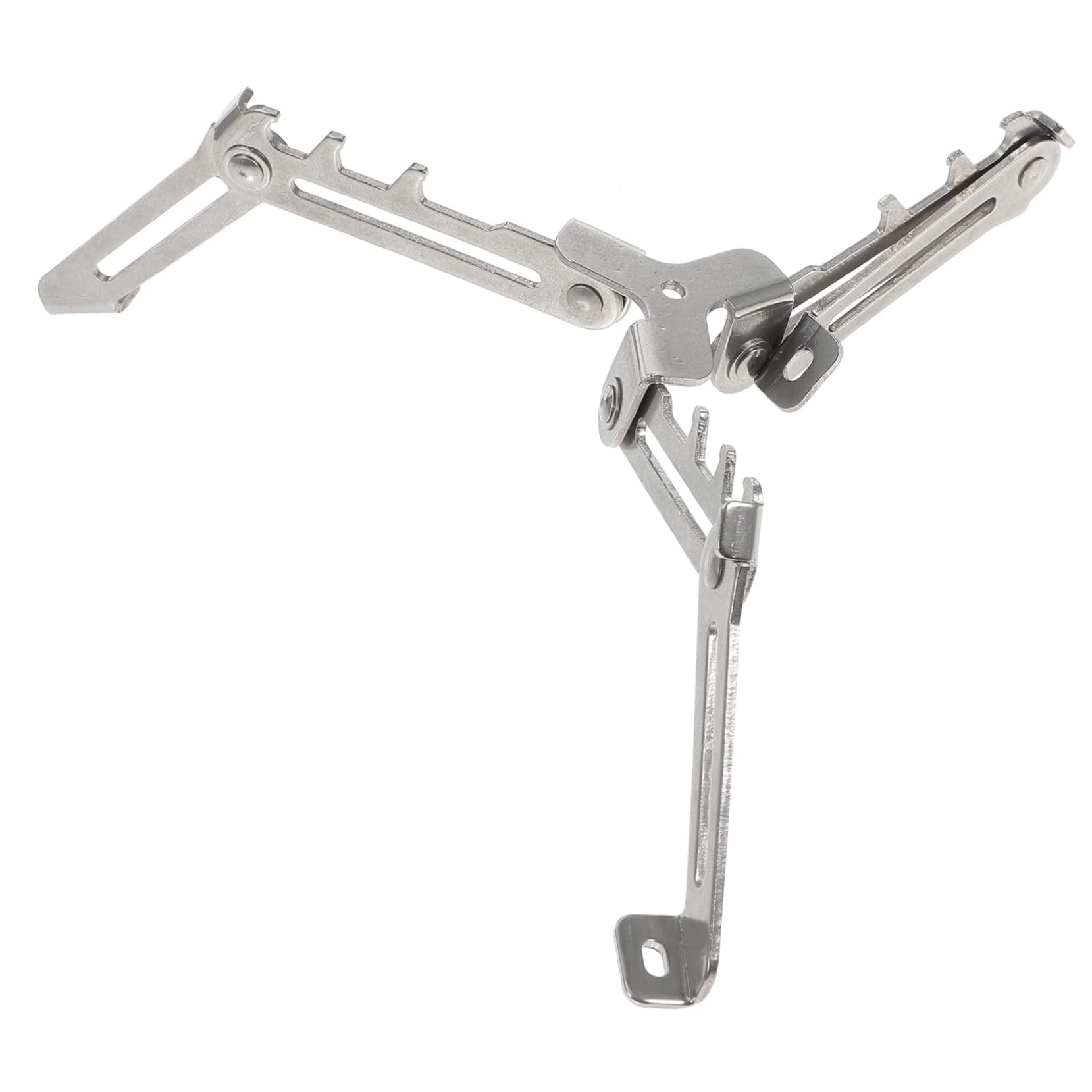 BESPORTBLE Gastank Halterung Bausatz Stativ Benzinkanister Gaskanister Adapter Schlauch Tandoor Propanbrenner Tragbar Wiederaufladbar Regler Campinggas Jet Aluminiumlegierung Silver