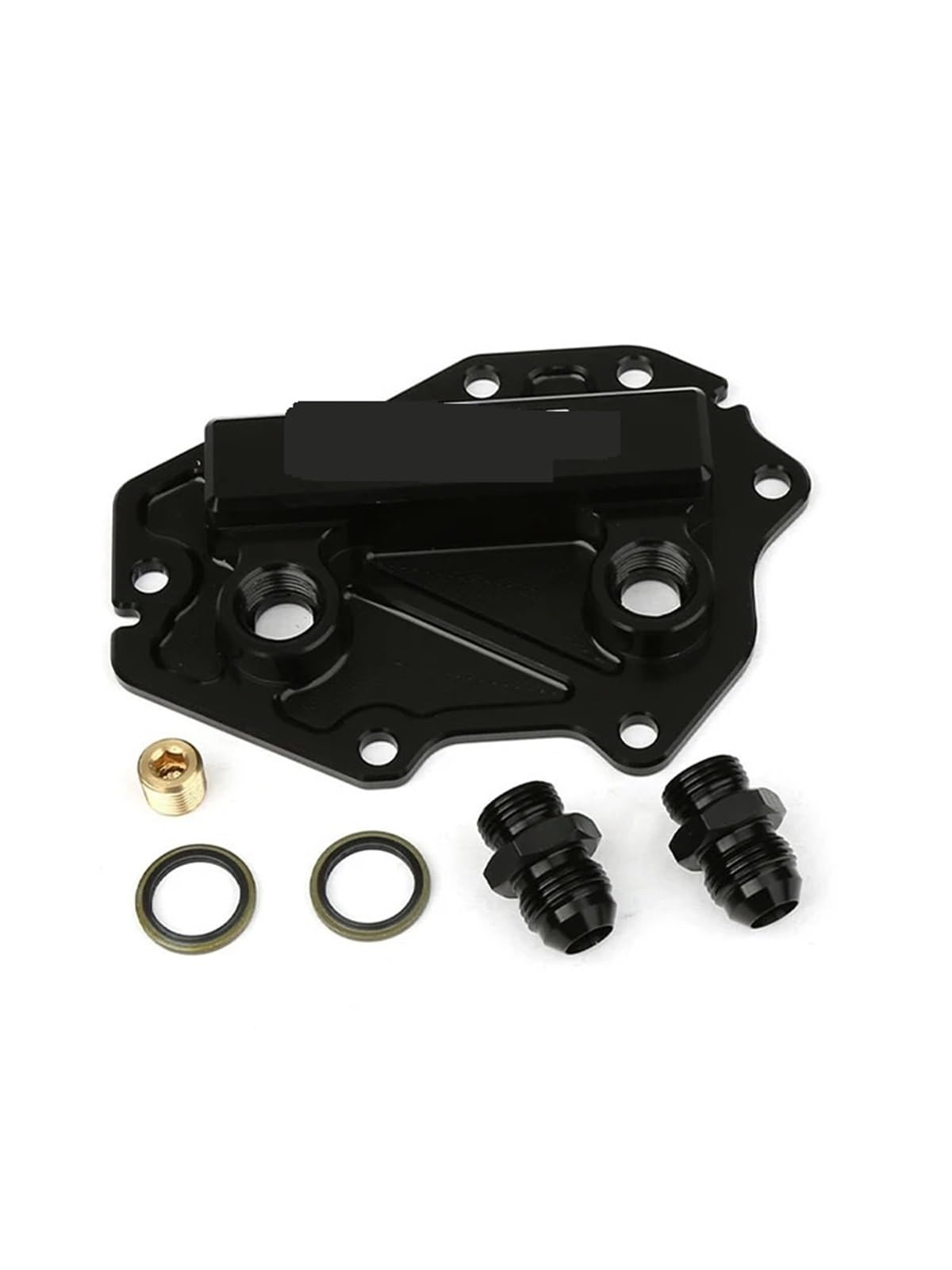 Radiador Enfriador Radiador Modificado Para Enfriador De Aceite De Motor De Coche Para BMW Serie G B48TU 2.0T. Adaptador De Placa Sándwich De De Aceite BB-OCA-115 en Radiadores del motor(AN8 Fitting)