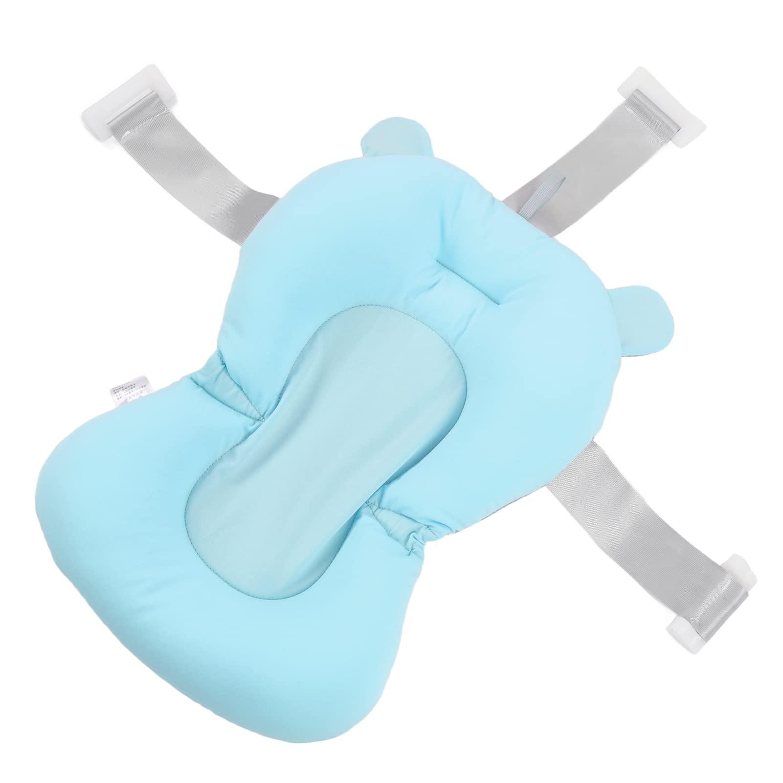 Cuscino Bagnetto Neonato, Supporto Regolabile Pieghevole Galleggiante Sicuro Seggiolino Bagnetto per Casa Viaggi Bagni Domestici