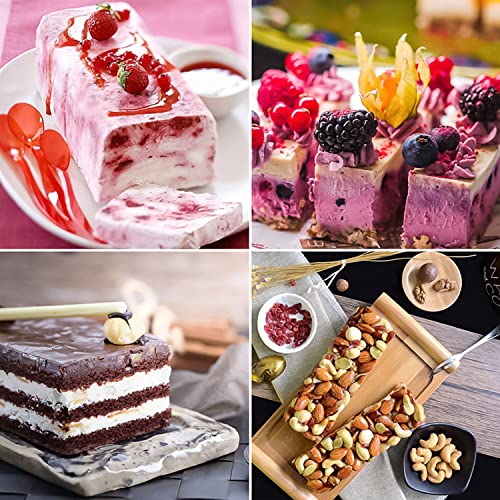 YXHZVON 2PCS Müsliriegel Form Silikon, 8 Mulden Große Energieriegel Maker Backform für Schokolade Trüffel Ganache Brotbrot Muffin Brownie Cornbrot Käsekuchen und Seife – Bild 7