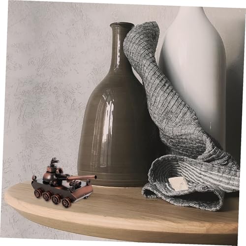Tanque de hierro miniatura Ipetboom para decorar vitrinas 7