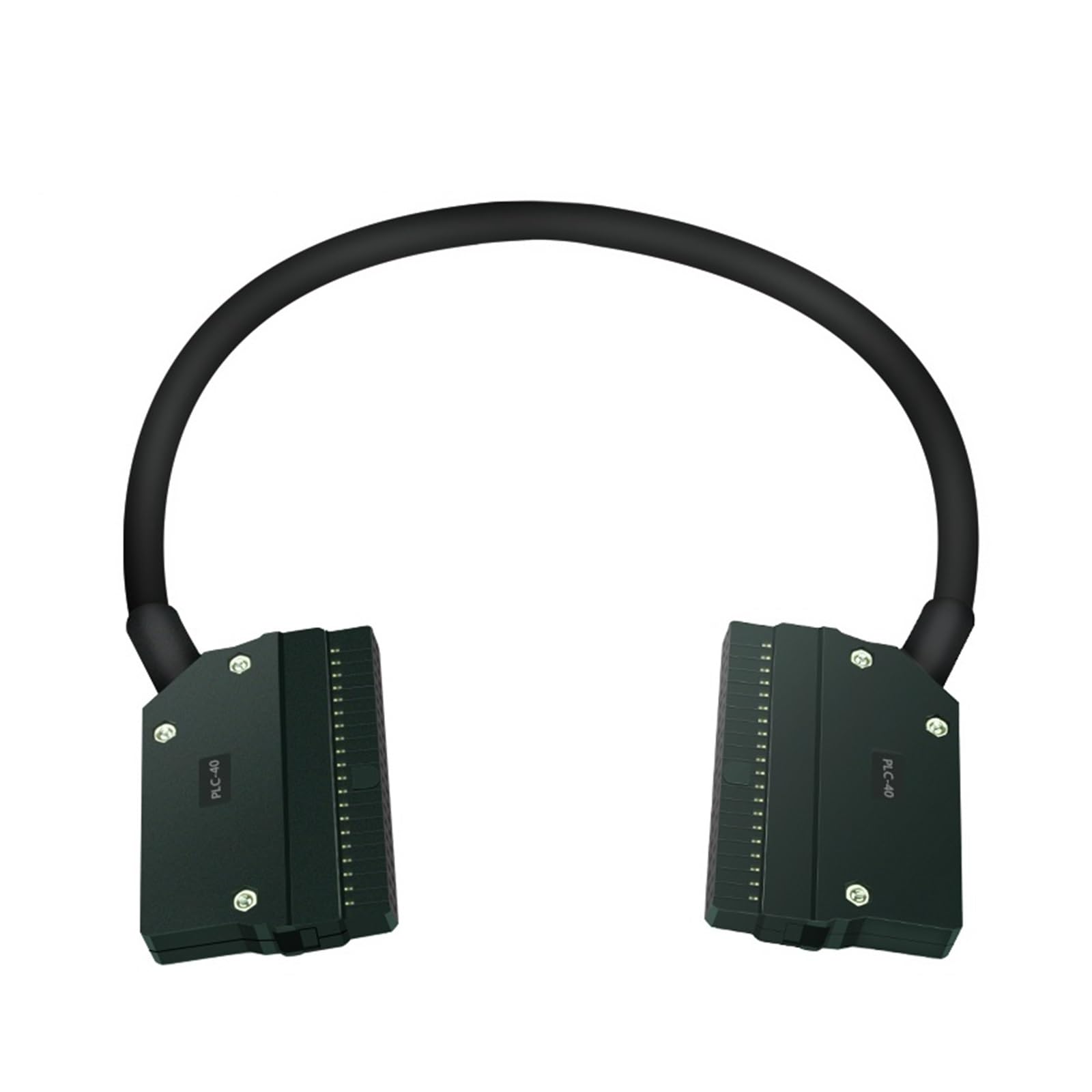 Cable Industrial IDC40 for placa divisora ​​IDC40, Cable de señal redondo, Cable de datos profesional Servo(HL-PP40-FF-2M)