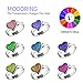 FOECBIR Mother's Day Gifts for Daughter Gift from Mom Mood Ring Can Change The Color And Adjustable The Size Of The Decorations (Heart Shaped)
