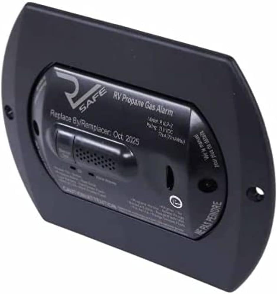 RVLP-2B Propane Gas Alarm - 2-Wire, Black