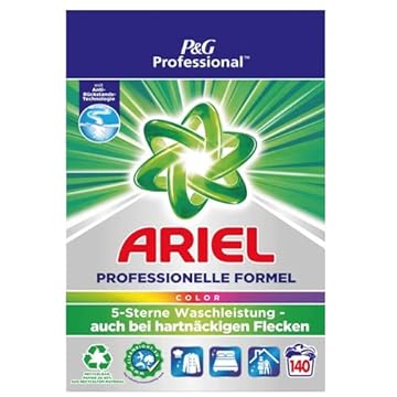 Ariel Professional Detersivo in polvere, 140 lavaggi, 9,1 kg