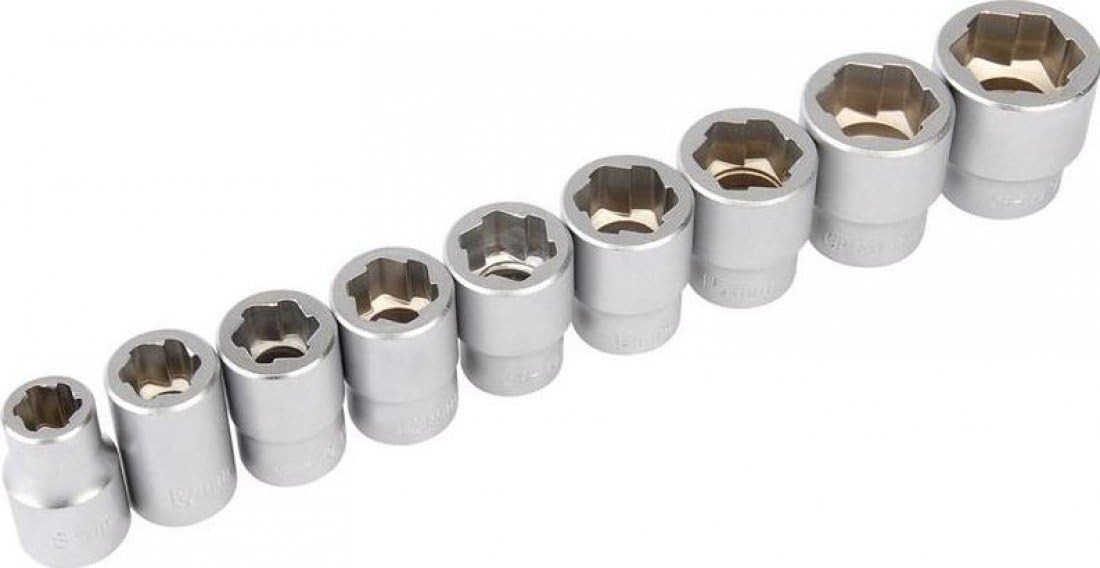 Draper 5722 3/8-inch Bolt Nut Remover Set (9 Pieces)