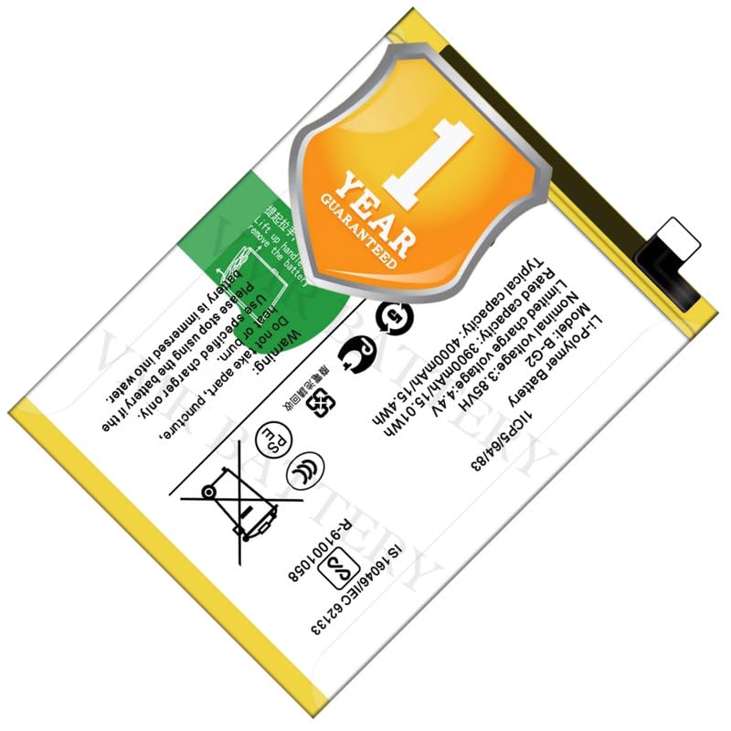 Image of Original B-G2 Battery Compatible for Vivo V15 (Vivo 1819) - (4000mAh) - 1 Year Warranty K7