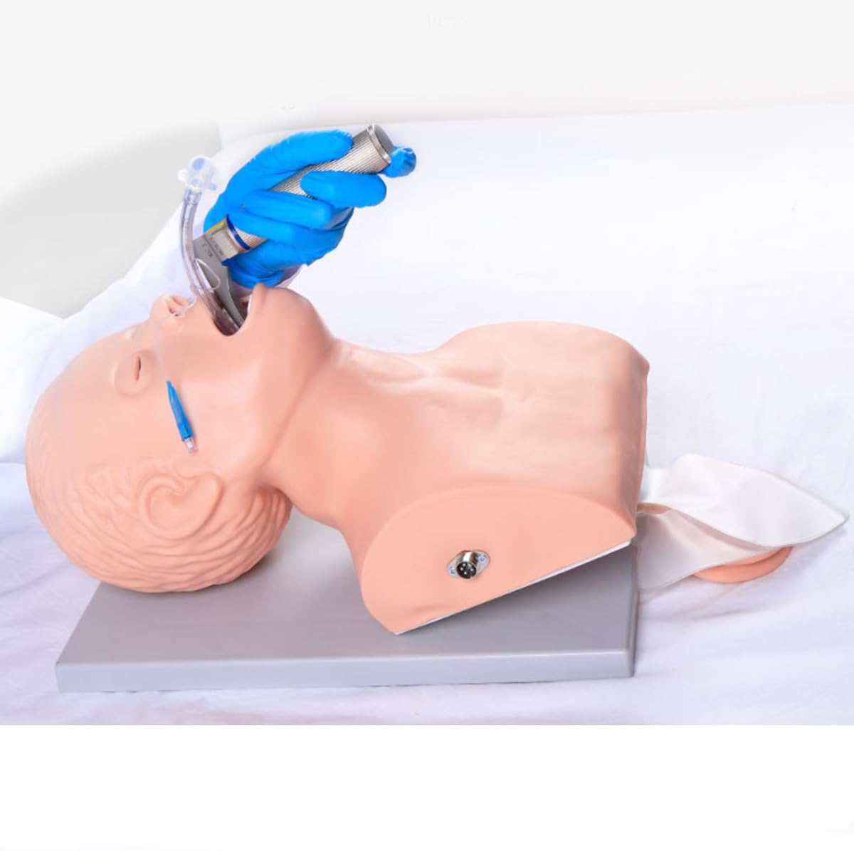Modelo De Intubación Traqueal Oral, Nasofaríngea para Adultos De Primeros Auxilios Intubación Traqueal Humana Electrónica con Alarma Maniquí De Entrenamiento De Enfermería Médica