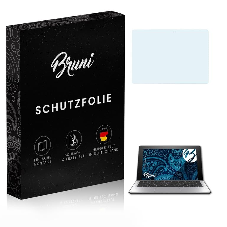 Bruni Película Protectora compatible con HP Elite x2 1012 G1 Protector Película, claro Lámina...