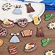 BOOMTOP 100pcs Streudeko Oktoberfest Holz Konfetti Bayern Streuteile Tischdeko Bunt Edelweiss Bier Dirndl Brezel Lederhose Oktoberfest Wiesn Tischdekoration Bayerische Dekoration ca. 3-5 cm