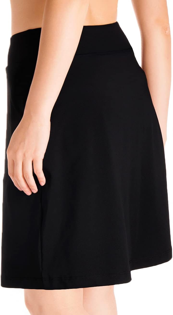 Yogipace Women's Modest 20" UV Protection Active Skort, Long-Length Tennis Golf Athletic Skirt with Built-in Shorts - Image 4