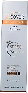 Uvcover Sunscreen for All Skin Types Spf 50+ Gel 50 Gm Price In India
