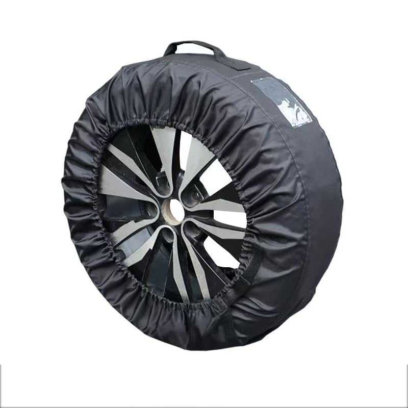 R-timer 2 Stück Reifentaschen für Mercedes-Benz CLA 13-18, Reifenschutzhülle Reißfest Reifenständer Abdeckung Verstellbar, 15-19 Zoll,Black