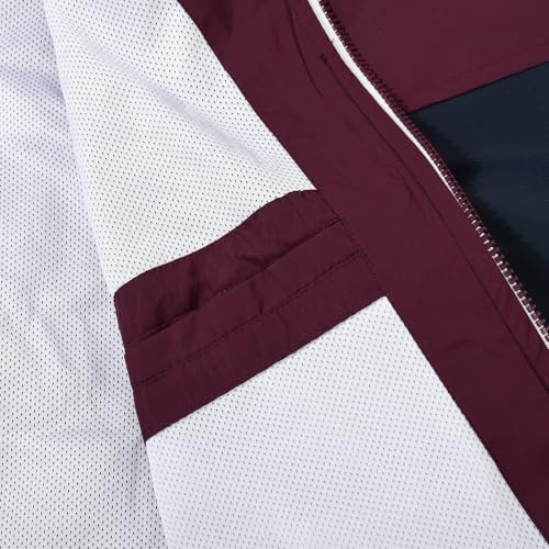 MADHERO Mens Windbreaker Jacket Lightweight 90s Retro Wind Breakers4