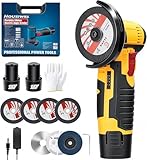 76MM Mini Smerigliatrice a Batteria, 19500 RPM Smerigliatrice Angolare, Flessibile a Batte...