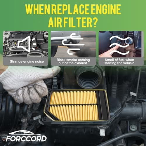 Image of 2-Pack Engine Air Filters for Honda Civic 2006-2011 (1.8L)