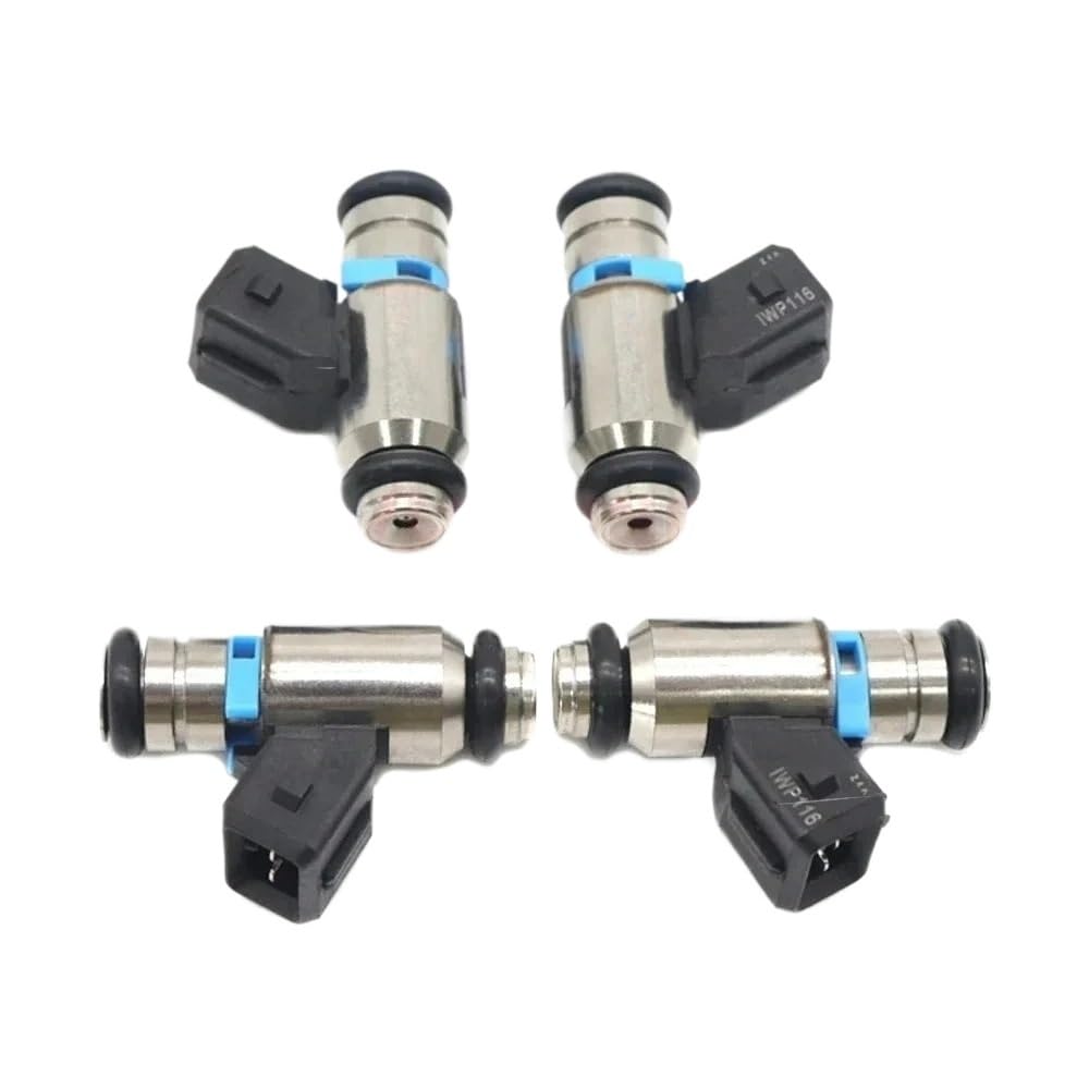 Fghdssa 4Pcs Car Fuel Injector Nozzle For Fiat Punto Doblo Mk2 1.2 Seicento 1.1 8V Iwp116 Fits Car Fuel Injectors Iwp-116 028015816 Fj10730-12B1 75112095