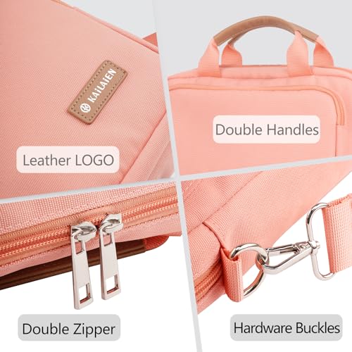 Image of 10-13 Inch Tablet Sleeve Bag, Ipad Bag for 13 In /11 in New iPad Pro M4 & 13 in Air M2 2024,iPad Pro 12.9 M2&M1,Ipad 10.9,Galaxy Tab S8+ /S9+ 12.4,with Removable Shoulder Strap (Pink)