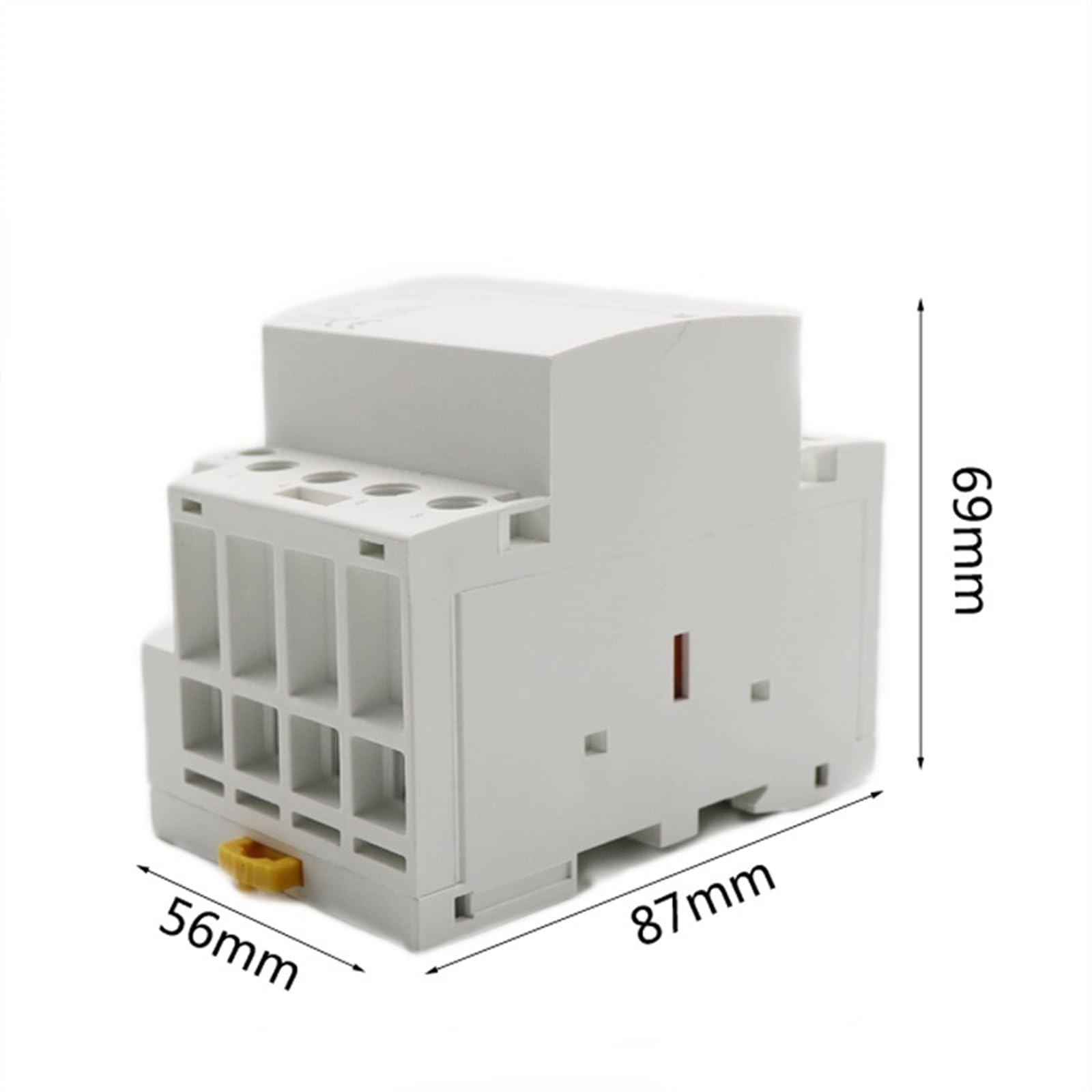 Stycznik modułowy 4-biegunowy 32-63 A AC 110 V 220 50/60 Hz do szyny DIN, kontroler przełącznika NO, NC, 2 NO(Ac220v, 63A-3NO1NC)