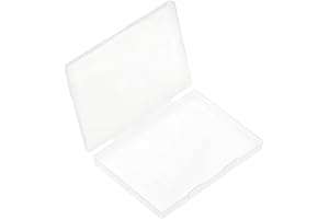 Paialco A5 Clear Plastic School Storage Box, 8.5 x 5.5 x 2.5...