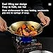HGRVUTCFI Uncoated Nonstick Paella Pan with Double Handles - 8