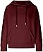 Kenhansion Womens Trendy Fall Fashion Hoodie Sweatshirts Long Sleeve Waffle Drawstring Pullover Hoodies Outwear with Pockets (Dark Red,Small)
