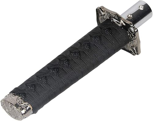 Miniatura 3 de Samurai - Pomo de palanca de cambios de espada katana automáticamente, perilla de palanca de cambios corta, engranaje adecuado para automóviles de