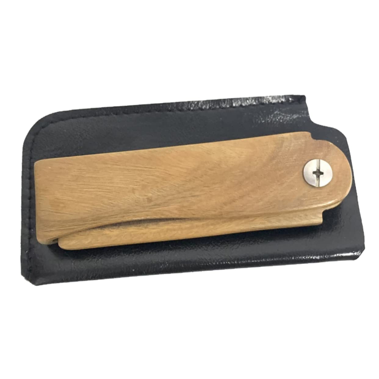 Set Di 5 Pettini Per Da Uomo Formato Da Viaggio in Legno Tascabile Accessorio Per La Barba