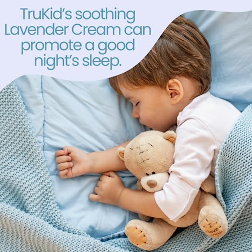 Trukid Lavender Skin Cream For Kids - Hydrates & Moisturizes Sensitive Skin, All Natural Ingredients, Enriched With Shea Butter, Cocoa, Grape Seed Oil & Vitamin E, 4 Oz #TOP5