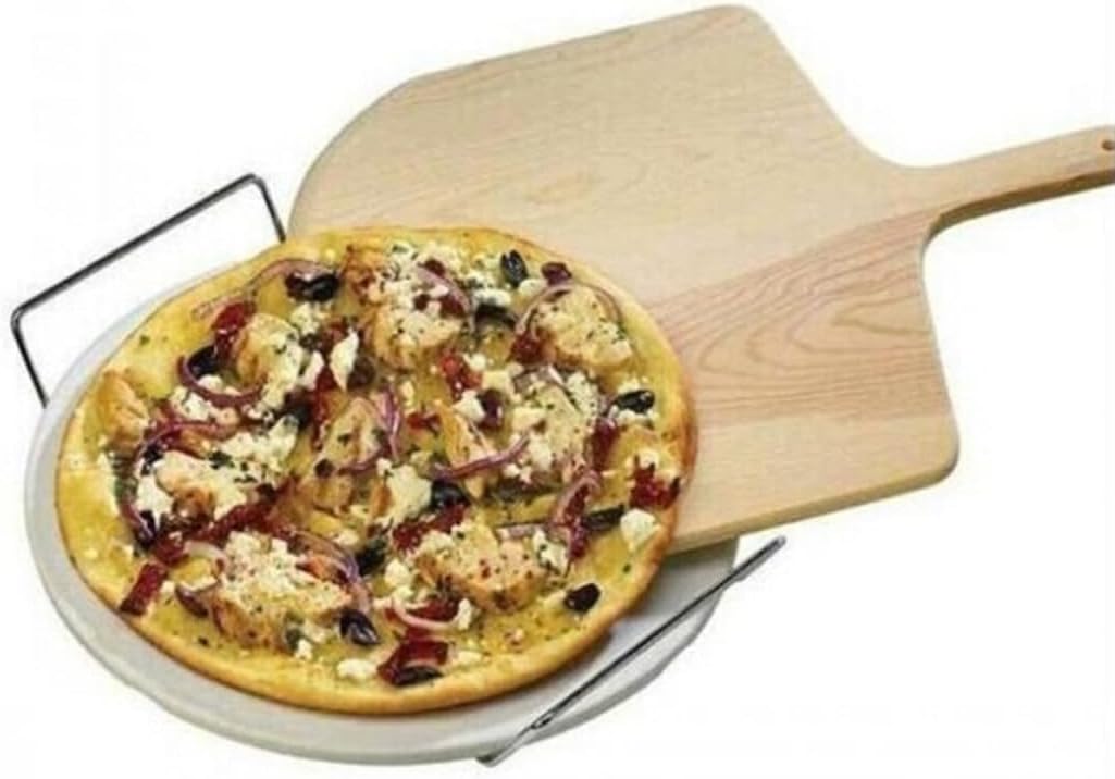 Inch Wooden Pizza Peel Paddle for Baking Bread and Transfer