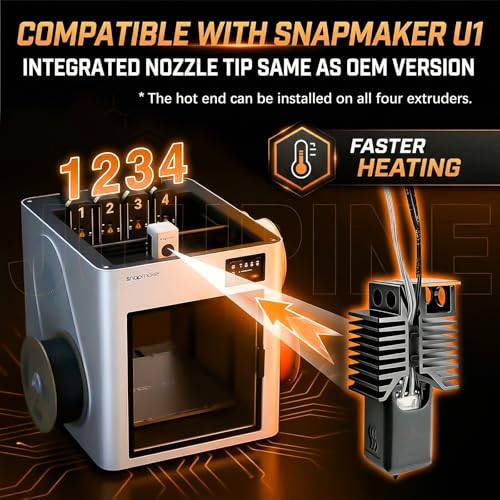 Hotend pour Snapmaker U1 idéal pour impression 3D de filaments techniques - 6