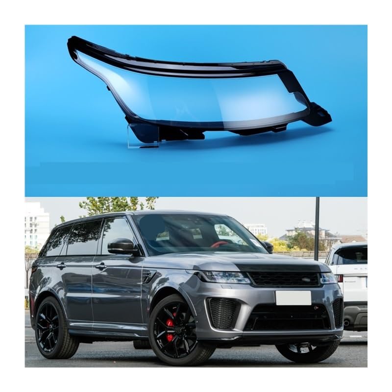 Couvercle lentille en verre et abat-jour pour phare voiture Range Rover Sport 2018-2021