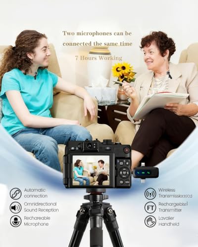 Image of VELOMAX Mic for YouTube Wireless - Ultra-Clear Noise Reduction, 30M Stable Connection, Zero Latency, Plug & Play, Perfect Wireless mic for Youtubers Creators (Dual Channel 3 in 1 Port Version)