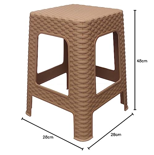 مقعد بلاستيك - بيج