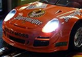 mit STANDLICHT-FUNKTION Slotcar LED Beleuchtung XENONWEISS Heck & Front mit STANDLICHT für NSR