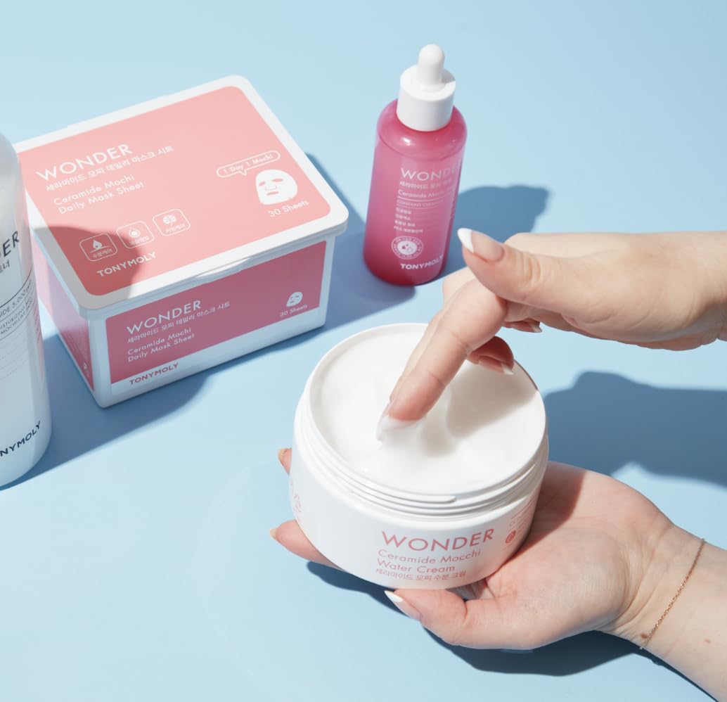 TONYMOLY Wonder Ceramide Mochi Body Cream, Moisturizing Body & Face Cream, Korean Face Moisturizer, Hydrating & Skin Repairing, for All Skin Types - Image 4