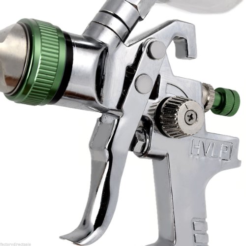 SPRAY GUN Kit w/Regulator Auto Paint Primer Metal Flake 2.5mm HVLP Gravity Feed