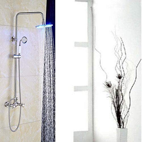 Ensemble de douche moderne pour réguler la température avec LED - 2
