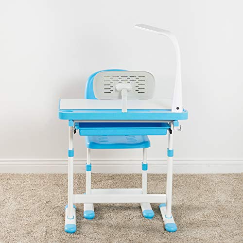 Vivo Book Holder Stand For Kids Height Adjustable Desk And Chair Set, White, Desk-Book3 #TOP6