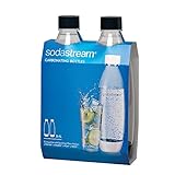 SodaStream ブラック 1L スリム 炭酸ボトル ツインパック 2個パック