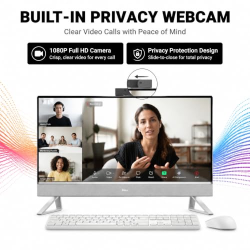 Image of Dell 27 FHD All-in-One Desktop-Intel Core 7 Processor 150U 16GB RAM 2TB SSD
