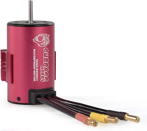 Miniatura 3 de GoolRC Surpass Hobby 3660 Motor sin escobillas y combinación ESC, motor sin escobillas de 2600 KV y ESC 60A para escala 1/10 RC Car Truck Accesorio