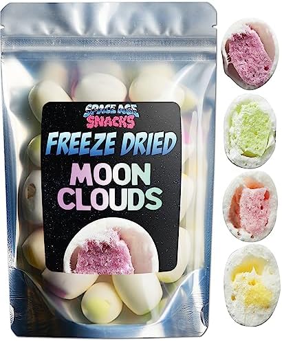 Space Age Snacks Premium Freeze Dried Hi Chews - Moon Clouds Freeze Dried Candy - Freeze Dry Candy Dry Freeze Candy for All (4 Ounce)