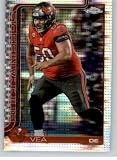 2025 Topps Chrome Pulsar Refractor Football Card #286 Vita Vea Buccaneers