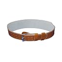USI UNIVERSAL Weight Lifting Belt, Gym Belt, 790P 4" Unpadded Weight Lifting Belt, Grain Leather & Metal, Suede Leather Lining, Heavy Duty Nylon Thread Stitching, Zinc Plated Buckle (Size L) gallery image