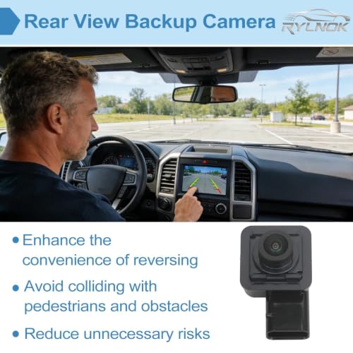 Image of Rear View Backup Camera Parking Assist Camera Compatible with Ford Explorer 2016 2017 2018 Replace OE Number GB5Z-19G490-C GB5Z-19G490-A