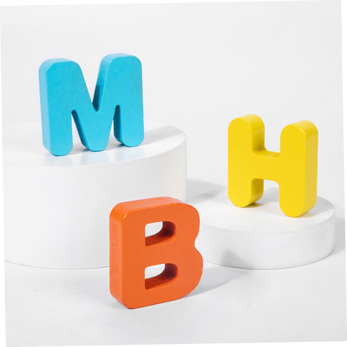 Educativo de Letras de Madera para Tarjetas de Palabras Inglés Rompecabezas Juguete Didáctico Seguro y Portátil para Aprendizaje Infantil