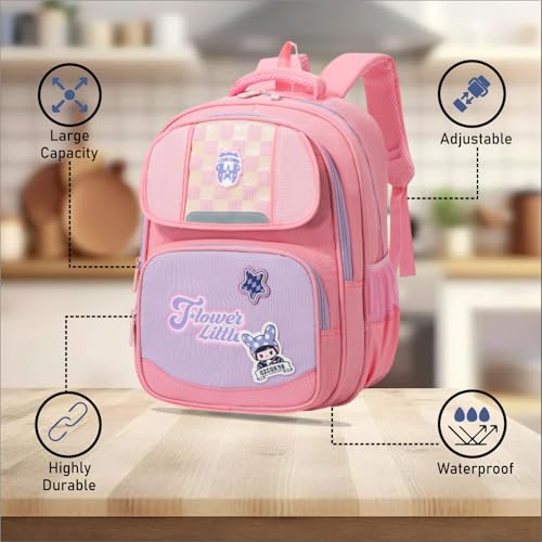 Image of Tinytot 22 Litre 17-Inch Waterproof Large School Bag for Boys & Girls, Kids School Bag, School Backpack for Girls and Boys, for Kids, Ideal for Children