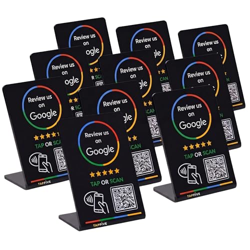 Google Review Stand by TapFive – Zappy Card NFC Tap