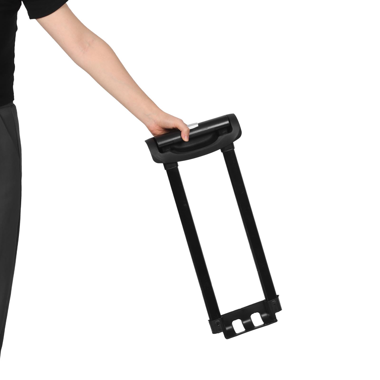 Genérico Barra Telescópica de Repuesto para Maleta de Aluminio y Hierro, Asa Extensible Anticompresión Ajustable para Trolley, Accesorios de Maleta para Viaje Compatible con Varios Modelos